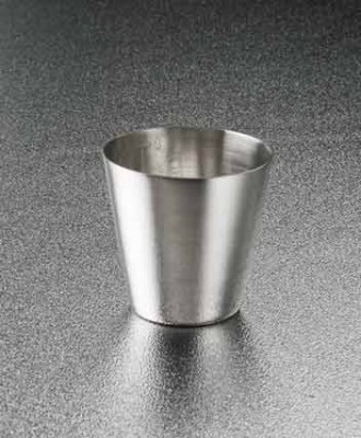 Cup Medicine Tech-Med 2 oz. Silver Stainless Ste .. .  .  